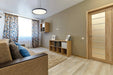 Pendant Nuvo 62-3001 Bandon - 20 Inch LED Pendant - Gray with Blue Wrap - Acrylic Lens - Gray Finish Nuvo