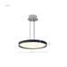 Pendant Nuvo 62-3001 Bandon - 20 Inch LED Pendant - Gray with Blue Wrap - Acrylic Lens - Gray Finish Nuvo