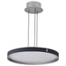 Pendant Nuvo 62-3001 Bandon - 20 Inch LED Pendant - Gray with Blue Wrap - Acrylic Lens - Gray Finish Nuvo