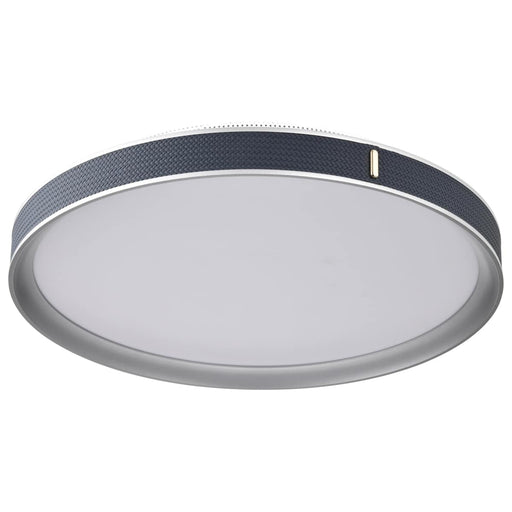 Flush Mount Nuvo 62-3002 Bandon - 20 Inch LED Flush Mount - Gray with Blue Wrap - Acrylic Lens - Gray Finish Nuvo