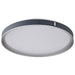 Flush Mount Nuvo 62-3002 Bandon - 20 Inch LED Flush Mount - Gray with Blue Wrap - Acrylic Lens - Gray Finish Nuvo