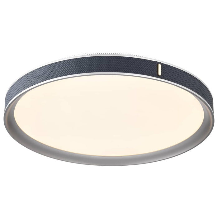 Flush Mount Nuvo 62-3002 Bandon - 20 Inch LED Flush Mount - Gray with Blue Wrap - Acrylic Lens - Gray Finish Nuvo