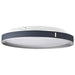 Flush Mount Nuvo 62-3002 Bandon - 20 Inch LED Flush Mount - Gray with Blue Wrap - Acrylic Lens - Gray Finish Nuvo