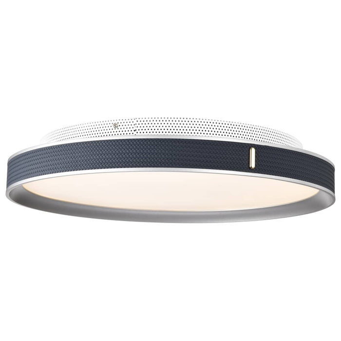 Flush Mount Nuvo 62-3002 Bandon - 20 Inch LED Flush Mount - Gray with Blue Wrap - Acrylic Lens - Gray Finish Nuvo