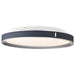 Flush Mount Nuvo 62-3002 Bandon - 20 Inch LED Flush Mount - Gray with Blue Wrap - Acrylic Lens - Gray Finish Nuvo