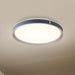 Flush Mount Nuvo 62-3002 Bandon - 20 Inch LED Flush Mount - Gray with Blue Wrap - Acrylic Lens - Gray Finish Nuvo