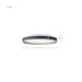 Flush Mount Nuvo 62-3002 Bandon - 20 Inch LED Flush Mount - Gray with Blue Wrap - Acrylic Lens - Gray Finish Nuvo