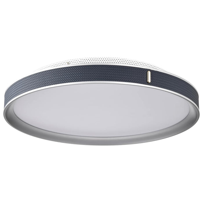 Flush Mount Nuvo 62-3002 Bandon - 20 Inch LED Flush Mount - Gray with Blue Wrap - Acrylic Lens - Gray Finish Nuvo
