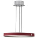 Pendant Nuvo 62-3011 Bandon - 20 Inch LED Pendant - Gray with Red Wrap - Acrylic Lens - Gray Finish Nuvo