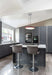 Pendant Nuvo 62-3011 Bandon - 20 Inch LED Pendant - Gray with Red Wrap - Acrylic Lens - Gray Finish Nuvo