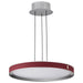 Pendant Nuvo 62-3011 Bandon - 20 Inch LED Pendant - Gray with Red Wrap - Acrylic Lens - Gray Finish Nuvo