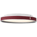 Flush Mount Nuvo 62-3012 Bandon - 20 Inch LED Flush Mount - Gray with Red Wrap - Acrylic Lens - Gray Finish Nuvo