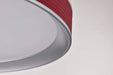 Flush Mount Nuvo 62-3012 Bandon - 20 Inch LED Flush Mount - Gray with Red Wrap - Acrylic Lens - Gray Finish Nuvo