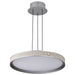 Pendant Nuvo 62-3021 Bandon - 20 Inch LED Pendant - Gray with Off White Wrap - Acrylic Lens - Gray Finish Nuvo