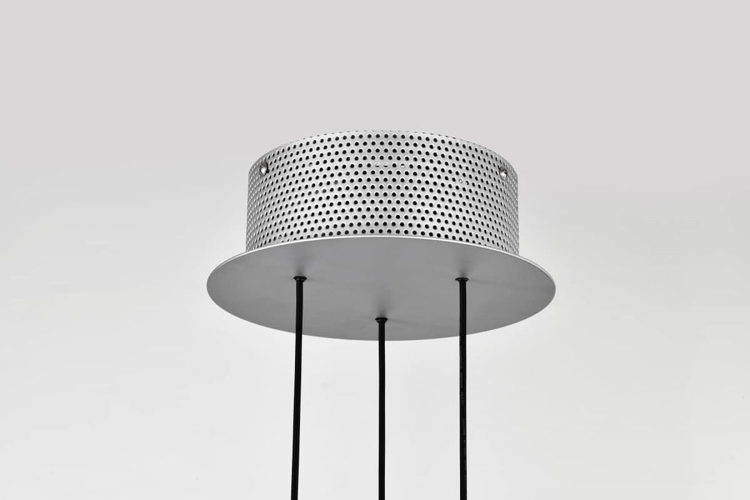 Pendant Nuvo 62-3021 Bandon - 20 Inch LED Pendant - Gray with Off White Wrap - Acrylic Lens - Gray Finish Nuvo