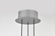 Pendant Nuvo 62-3021 Bandon - 20 Inch LED Pendant - Gray with Off White Wrap - Acrylic Lens - Gray Finish Nuvo