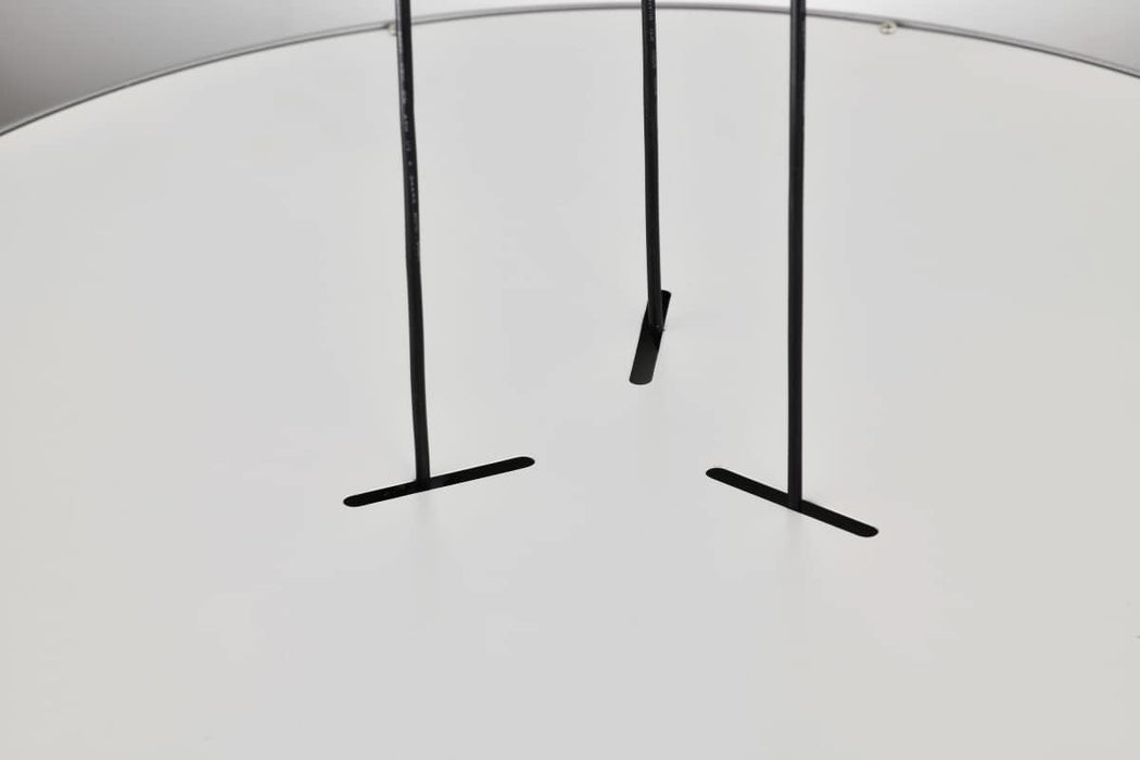 Pendant Nuvo 62-3021 Bandon - 20 Inch LED Pendant - Gray with Off White Wrap - Acrylic Lens - Gray Finish Nuvo