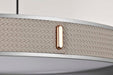 Pendant Nuvo 62-3021 Bandon - 20 Inch LED Pendant - Gray with Off White Wrap - Acrylic Lens - Gray Finish Nuvo