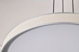 Pendant Nuvo 62-3021 Bandon - 20 Inch LED Pendant - Gray with Off White Wrap - Acrylic Lens - Gray Finish Nuvo