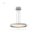 Pendant Nuvo 62-3021 Bandon - 20 Inch LED Pendant - Gray with Off White Wrap - Acrylic Lens - Gray Finish Nuvo