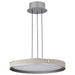 Pendant Nuvo 62-3021 Bandon - 20 Inch LED Pendant - Gray with Off White Wrap - Acrylic Lens - Gray Finish Nuvo