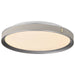 Flush Mount Nuvo 62-3022 Bandon - 20 Inch LED Flush Mount - Gray with Off White Wrap - Acrylic Lens - Gray Finish Nuvo
