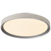 Flush Mount Nuvo 62-3022 Bandon - 20 Inch LED Flush Mount - Gray with Off White Wrap - Acrylic Lens - Gray Finish Nuvo