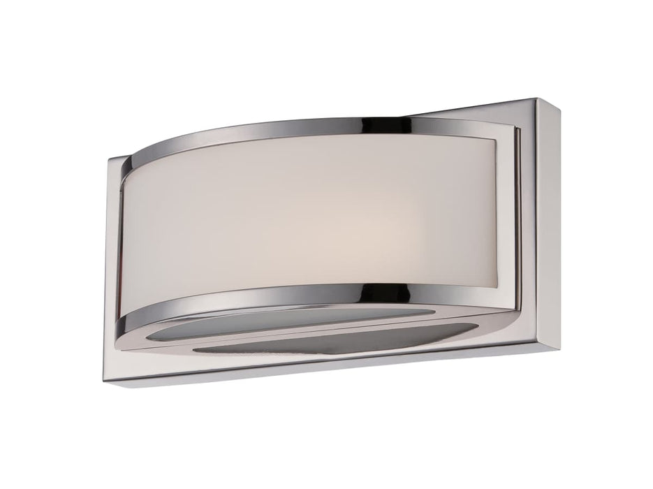Vanity Nuvo 62-311 Mercer - (1) LED Wall Sconce - Polished Nickel Finish Nuvo