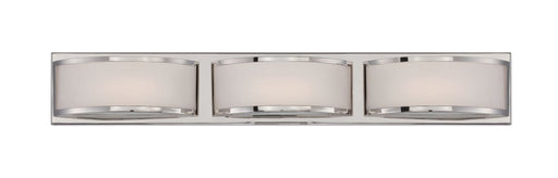 Vanity Nuvo 62-313 Mercer - (3) LED Wall Sconce - Frosted Glass - Polished Nickel Finish Nuvo