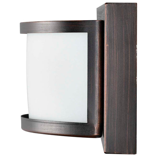 Vanity Nuvo 62-314 Mercer - (1) LED Wall Sconce - Frosted Glass - Georgetown Bronze Finish Nuvo