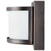 Vanity Nuvo 62-314 Mercer - (1) LED Wall Sconce - Frosted Glass - Georgetown Bronze Finish Nuvo