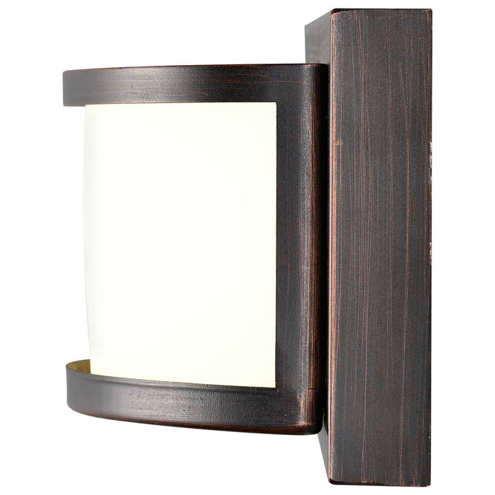Vanity Nuvo 62-314 Mercer - (1) LED Wall Sconce - Frosted Glass - Georgetown Bronze Finish Nuvo