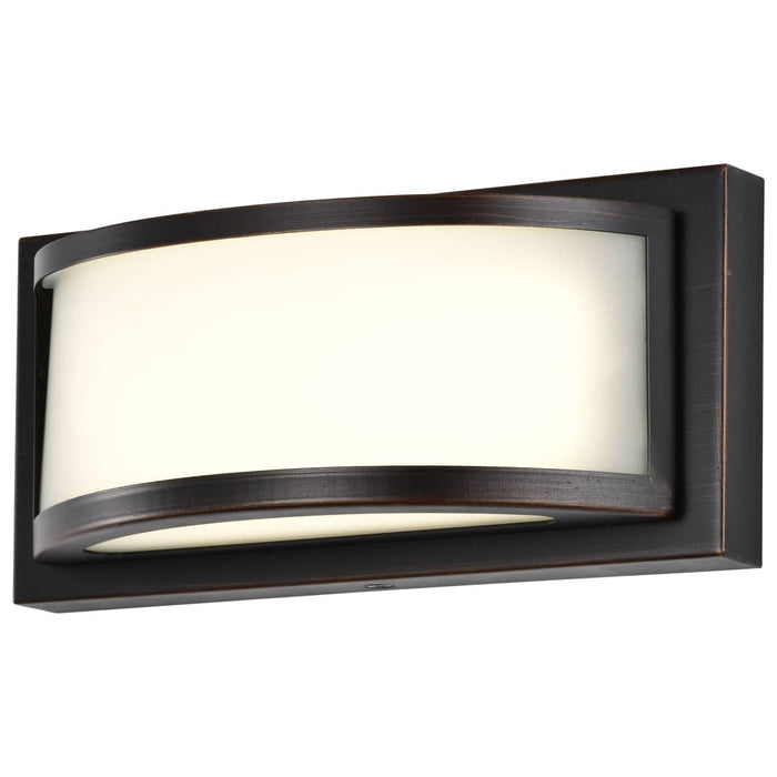 Vanity Nuvo 62-314 Mercer - (1) LED Wall Sconce - Frosted Glass - Georgetown Bronze Finish Nuvo