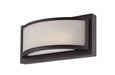 Vanity Nuvo 62-314 Mercer - (1) LED Wall Sconce - Frosted Glass - Georgetown Bronze Finish Nuvo