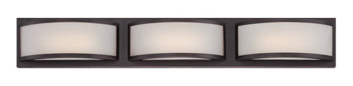 Vanity Nuvo 62-316 Mercer - (3) LED Wall Sconce - Frosted Glass - Georgetown Bronze Finish Nuvo