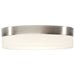 Flush Mount Nuvo 62-558 Pi - 9 Inch LED Flush Mount - Brushed Nickel Finish - Frosted Etched Glass - CCT Selectable - 120 Volts Nuvo