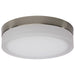 Flush Mount Nuvo 62-558 Pi - 9 Inch LED Flush Mount - Brushed Nickel Finish - Frosted Etched Glass - CCT Selectable - 120 Volts Nuvo