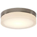 Flush Mount Nuvo 62-558 Pi - 9 Inch LED Flush Mount - Brushed Nickel Finish - Frosted Etched Glass - CCT Selectable - 120 Volts Nuvo