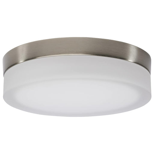 Flush Mount Nuvo 62-558 Pi - 9 Inch LED Flush Mount - Brushed Nickel Finish - Frosted Etched Glass - CCT Selectable - 120 Volts Nuvo