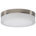 Flush Mount Nuvo 62-558 Pi - 9 Inch LED Flush Mount - Brushed Nickel Finish - Frosted Etched Glass - CCT Selectable - 120 Volts Nuvo
