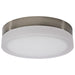 Flush Mount Nuvo 62-559 Pi - 11 Inch LED Flush Mount - Brushed Nickel Finish - Frosted Etched Glass - CCT Selectable - 120 Volts Nuvo