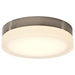 Flush Mount Nuvo 62-559 Pi - 11 Inch LED Flush Mount - Brushed Nickel Finish - Frosted Etched Glass - CCT Selectable - 120 Volts Nuvo