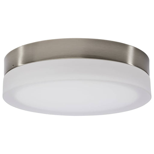 Flush Mount Nuvo 62-559 Pi - 11 Inch LED Flush Mount - Brushed Nickel Finish - Frosted Etched Glass - CCT Selectable - 120 Volts Nuvo