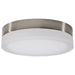 Flush Mount Nuvo 62-559 Pi - 11 Inch LED Flush Mount - Brushed Nickel Finish - Frosted Etched Glass - CCT Selectable - 120 Volts Nuvo