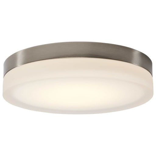 Flush Mount Nuvo 62-560 Pi - 14 Inch LED Flush Mount - Brushed Nickel Finish - Frosted Etched Glass - CCT Selectable - 120 Volts Nuvo