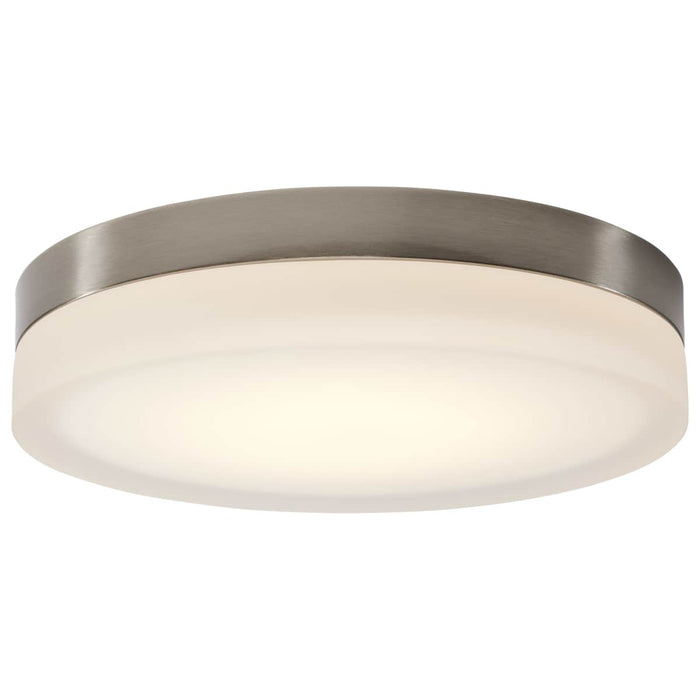 Flush Mount Nuvo 62-560 Pi - 14 Inch LED Flush Mount - Brushed Nickel Finish - Frosted Etched Glass - CCT Selectable - 120 Volts Nuvo
