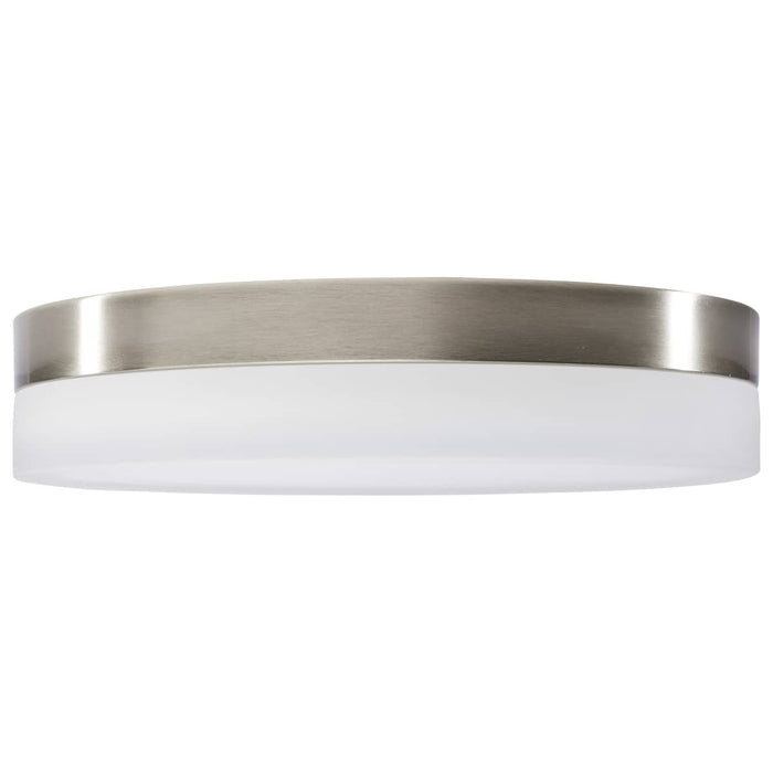 Flush Mount Nuvo 62-560 Pi - 14 Inch LED Flush Mount - Brushed Nickel Finish - Frosted Etched Glass - CCT Selectable - 120 Volts Nuvo