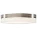 Flush Mount Nuvo 62-560 Pi - 14 Inch LED Flush Mount - Brushed Nickel Finish - Frosted Etched Glass - CCT Selectable - 120 Volts Nuvo