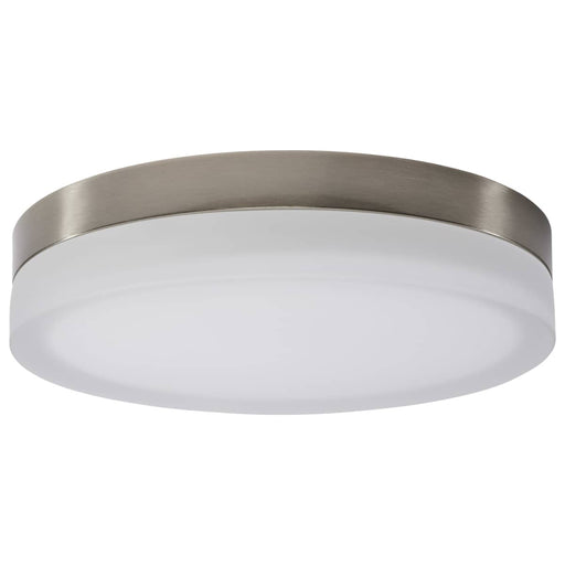 Flush Mount Nuvo 62-560 Pi - 14 Inch LED Flush Mount - Brushed Nickel Finish - Frosted Etched Glass - CCT Selectable - 120 Volts Nuvo
