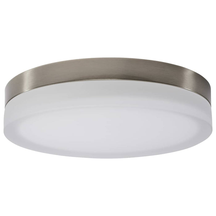 Flush Mount Nuvo 62-560 Pi - 14 Inch LED Flush Mount - Brushed Nickel Finish - Frosted Etched Glass - CCT Selectable - 120 Volts Nuvo